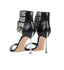 CASADEI® - Sandales Femmes à talon haut pointu et applications métalliques - Noir