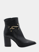 Heeled ankle boots - Black