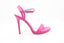  sandales Albano fuchsia à talon haut avec bride cheville argentée
chaussures Albano en textile lisse fuchsia avec bout ouvert
vue latérale des sandales Albano rose fuchsia à talon de 12 cm
détail de la bride boucle argentée sur les sandales Albano fuchsia