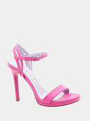 Heeled Sandals - Fuchsia Pink