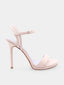 Sandales Albano couleur nude avec talon haut de 12 cm
Chaussures Albano en textile enduit lisse avec bride cheville
Sandales Albano nude élégantes avec semelle en cuir
Zoom sur la bride à boucle argentée des sandales Albano