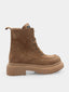 Bottines en daim - Brun
