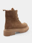 Bottines en daim - Brun