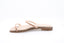 ALBANO - Mules plates en strass - Beige