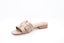 ALBANO - Mules en cuir à talon plat - Beige