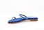 ALBANO - Mules plates en daim - Bleu