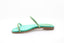 ALBANO - Mules plates en daim - Vert