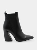 Patent leather ankle boots - Black