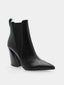 Bottines en cuir verni - Noir