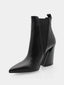 Bottines en cuir verni - Noir