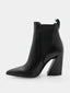Bottines en cuir verni - Noir
