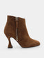 Bottines en cuir suède - Marron
