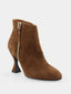 Bottines en cuir suède - Marron