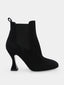 Bottines en cuir suède - Noir