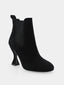 Bottines en cuir suède - Noir