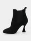 Bottines en cuir suède - Noir