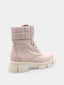 Bottines en cuir - Nude