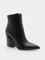 Bottines en cuir - Noir