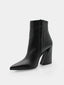 Bottines en cuir - Noir