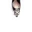 ALEXANDER MCQUEEN® - Leren pumps met puntige neus en pareldetail - Zwart