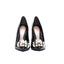 ALEXANDER MCQUEEN® - Leren pumps met puntige neus en pareldetail - Zwart