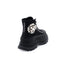 ALEXANDER MCQUEEN® - Hoge sneakers met gekarteld platform en geborduurde parels - Irony