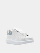 Larry Oversized Sneakers – White & Sky Blue