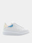 ALEXANDER McQUEEN – Oversized Sneaker Larry – Blanc Miroir
