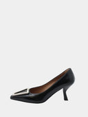 Escarpins en cuir - Noir
