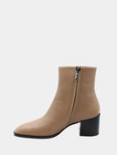 Bottines à talon - Vanille