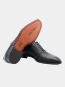 Richelieu Homme en cuir lisse - Noir