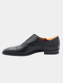 Richelieu Homme en cuir lisse - Noir