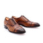 ANTONIO MAURIZI - Richelieu Homme en cuir lisse - Cognac