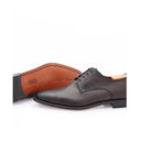 Men's Richelieu leather shoes with Saffiano print