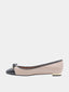 AQUAZZURA - Parisina Ballet - Beige en Zwart