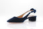 AQUAZZURA - Very Bow Tie Sling - Bleu Nuit