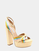 So Sundance 85 Sandal - Beige/Rainbow