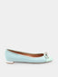 AQUAZZURA - Parisina Crystal Ballet - Turquoiseblauw