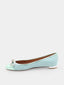 AQUAZZURA - Parisina Crystal Ballet - Turquoiseblauw