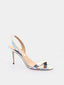 So Nude 85 Sandal - Multichrome Rose/Bleu/Vert