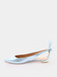 Bow Tie Ballerina - Bleu Pailleté