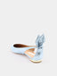 Bow Tie Ballerina - Bleu Pailleté