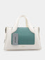 Sac à main - Blanc/Bleu Turquoise