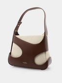 Handbag - Brown &amp; White