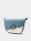 Sac à main style rétro - Bleu & Blanc