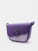 Retro style handbag - Mauve
