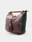 Handbag - Purple &amp; Green