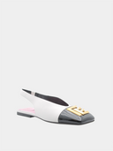 Eden 15 Slingback - White/Black