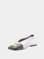 Eden 15 Slingback - Blanc/Noir