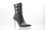 BALMAIN - Skye Knit Bottie - Noir et Doré